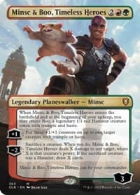 Minsc & Boo, Timeless Heroes (Borderless) - Commander Legends: Battle for Baldur's Gate - Magic: The Gathering card