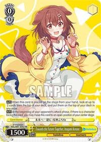 Towards the Future Together, Inugami Korone - hololive production - Weiss Schwarz card