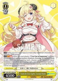Towards the Future Together, Tsunomaki Watame - hololive production - Weiss Schwarz card
