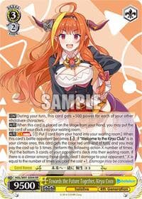 Towards the Future Together, Kiryu Coco - hololive production - Weiss Schwarz card