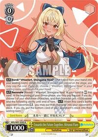 Towards the Future Together, Shiranui Flare - hololive production - Weiss Schwarz card
