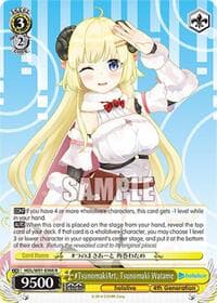 #TsunomakiArt, Tsunomaki Watame - hololive production - Weiss Schwarz card