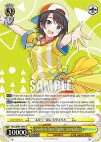 Towards the Future Together, Oozora Subaru - hololive production - Weiss Schwarz card