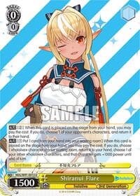 Shiranui Flare - hololive production - Weiss Schwarz card