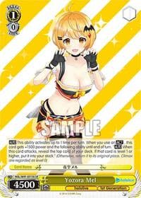 Yozora Mel (SR) - hololive production - Weiss Schwarz card