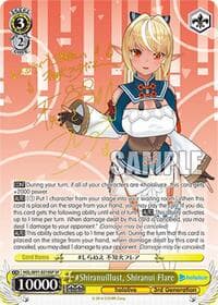 #Shiranuillust, Shiranui Flare (SP) - hololive production - Weiss Schwarz card