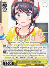 Successfully Pranked! Oozora Subaru - hololive production - Weiss Schwarz card