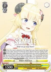 Brimming With Interest, Tsunomaki Watame - hololive production - Weiss Schwarz card