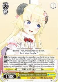 Brimming With Interest, Tsunomaki Watame (SR) - hololive production - Weiss Schwarz card