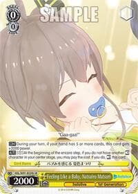 Feeling Like a Baby, Natsuiro Matsuri (SR) - hololive production - Weiss Schwarz card