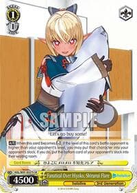 Fanatical Over Hiyoko, Shiranui Flare (SR) - hololive production - Weiss Schwarz card
