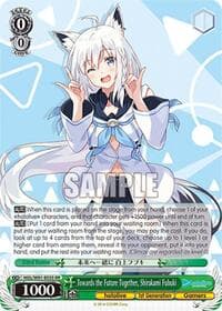 Towards the Future Together, Shirakami Fubuki - hololive production - Weiss Schwarz card