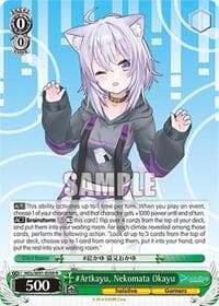 #Artkayu, Nekomata Okayu - hololive production - Weiss Schwarz card