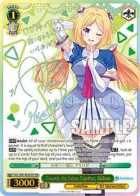 Towards the Future Together, AkiRose (SSP) - hololive production - Weiss Schwarz card