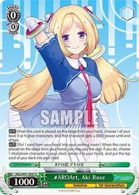 #AROArt, Aki Rose - hololive production - Weiss Schwarz card