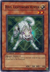 Ryko, Lightsworn Hunter - Light of Destruction - YuGiOh card