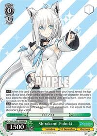 Shirakami Fubuki (SR) - hololive production - Weiss Schwarz card