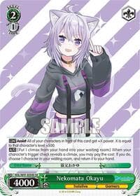 Nekomata Okayu (SR) - hololive production - Weiss Schwarz card