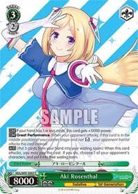 Aki Rosenthal - hololive production - Weiss Schwarz card