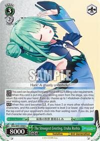 The Strongest Greeting, Uruha Rushia - hololive production - Weiss Schwarz card