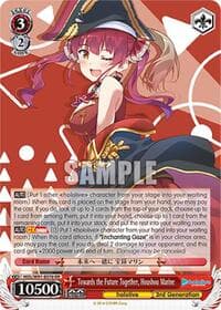 Towards the Future Together, Houshou Marine - hololive production - Weiss Schwarz card