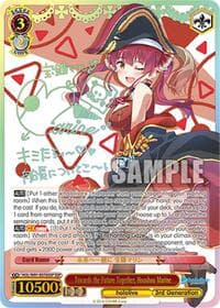 Towards the Future Together, Houshou Marine (SSP) - hololive production - Weiss Schwarz card