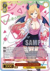 Towards the Future Together, Yuzuki Choco (SSP) - hololive production - Weiss Schwarz card