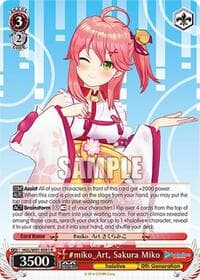 #miko_Art, Sakura Miko - hololive production - Weiss Schwarz card