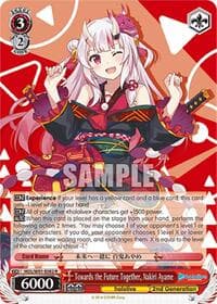 Towards the Future Together, Nakiri Ayame - hololive production - Weiss Schwarz card