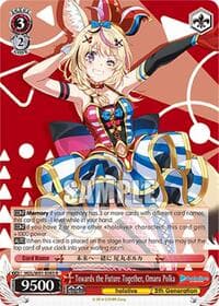 Towards the Future Together, Omaru Polka - hololive production - Weiss Schwarz card
