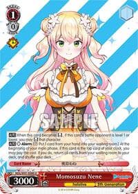 Momosuzu Nene - hololive production - Weiss Schwarz card