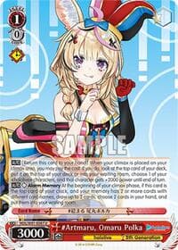 #Artmaru, Omaru Polka - hololive production - Weiss Schwarz card