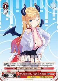 #Chocolart, Yuzuki Choco - hololive production - Weiss Schwarz card