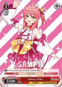 Sakura Miko (SR) - hololive production - Weiss Schwarz card