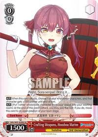 Crafting Weapons, Houshou Marine (SR) - hololive production - Weiss Schwarz card