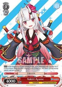 Nakiri Ayame - hololive production - Weiss Schwarz card