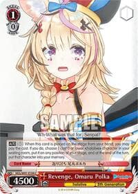 Revenge, Omaru Polka - hololive production - Weiss Schwarz card