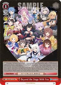 Beyond the Stage With You - hololive production - Weiss Schwarz card