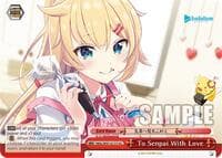 To Senpai With Love - hololive production - Weiss Schwarz card