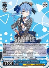 Towards the Future Together, Hoshimachi Suisei - hololive production - Weiss Schwarz card