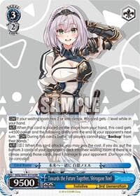 Towards the Future Together, Shirogane Noel - hololive production - Weiss Schwarz card