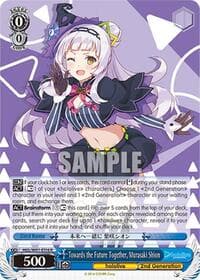 Towards the Future Together, Murasaki Shion - hololive production - Weiss Schwarz card