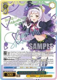 Towards the Future Together, Murasaki Shion (SSP) - hololive production - Weiss Schwarz card