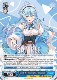 Towards the Future Together, Yukihana Lamy - hololive production - Weiss Schwarz card