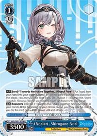 #Noelart, Shirogane Noel - hololive production - Weiss Schwarz card