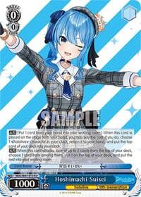 Hoshimachi Suisei - hololive production - Weiss Schwarz card