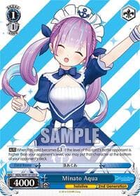 Minato Aqua - hololive production - Weiss Schwarz card