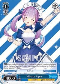 Minato Aqua (SR) - hololive production - Weiss Schwarz card
