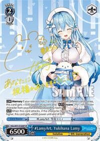 #LamyArt, Yukihana Lamy (SP) - hololive production - Weiss Schwarz card