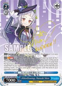 #ShionDrawings, Murasaki Shion (SP) - hololive production - Weiss Schwarz card